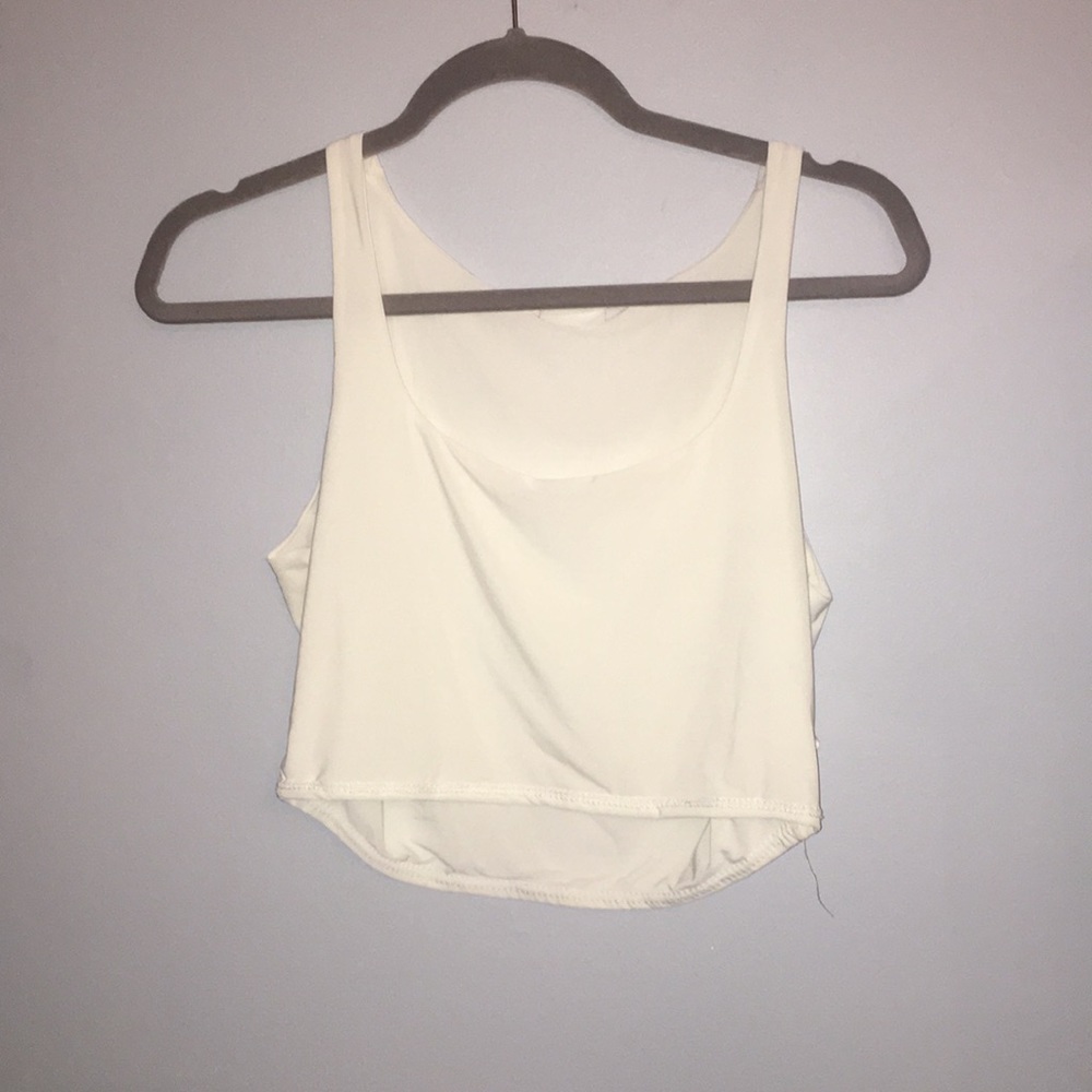 White tank top